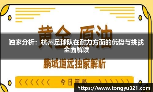 独家分析：杭州足球队在耐力方面的优势与挑战全面解读