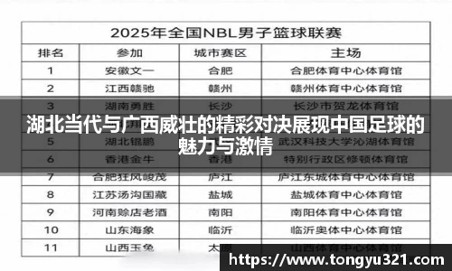 湖北当代与广西威壮的精彩对决展现中国足球的魅力与激情