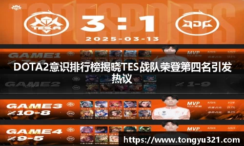 DOTA2意识排行榜揭晓TES战队荣登第四名引发热议